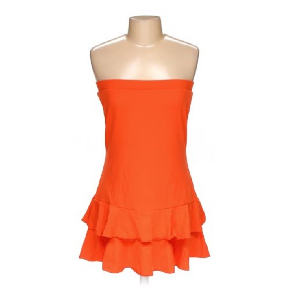 Women's cute strapless cocktail dress